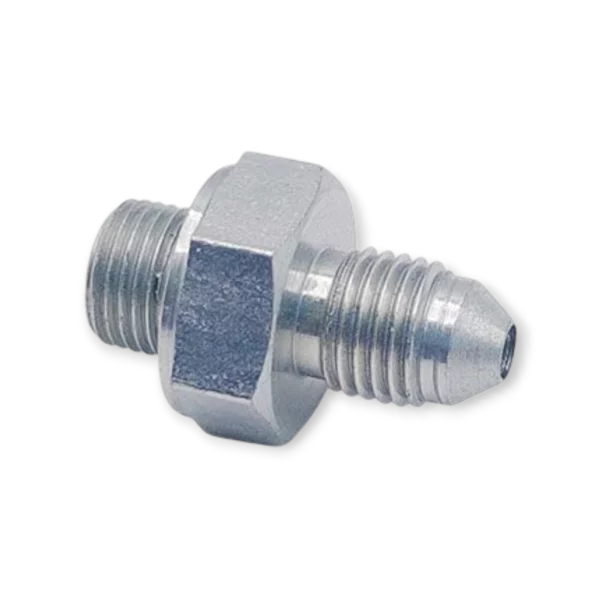 A28-210 Adapter męsko-męski   3/8-24 Kołek UNF JIC   1/8-28 BSPP inny kołek