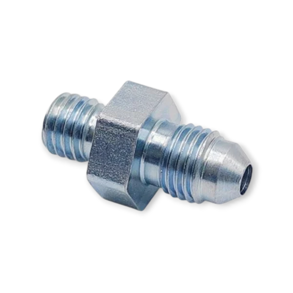 A28-215 Adapter męsko-męski   7/16-20 Kołek UNF (-04 JIC)   Kołek M10 x 1,5