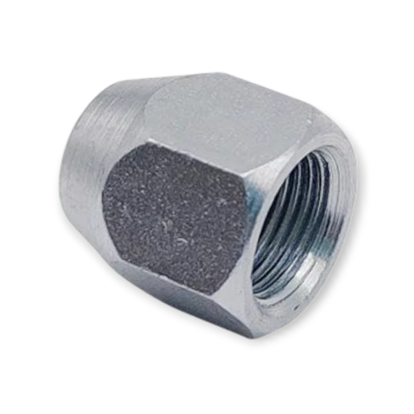A17-110 Żeńska nakrętka rurkowa   M12 x 1   Sześciokąt 16 mm