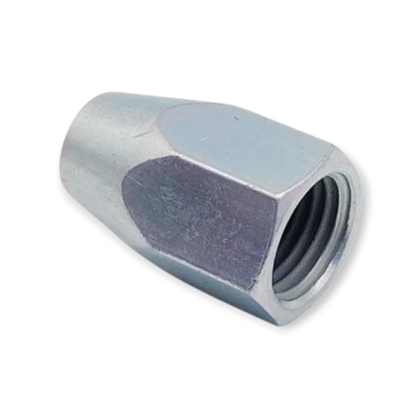 A17-113 Żeńska nakrętka rurkowa   M14 x 1,5   Sześciokąt 17 mm