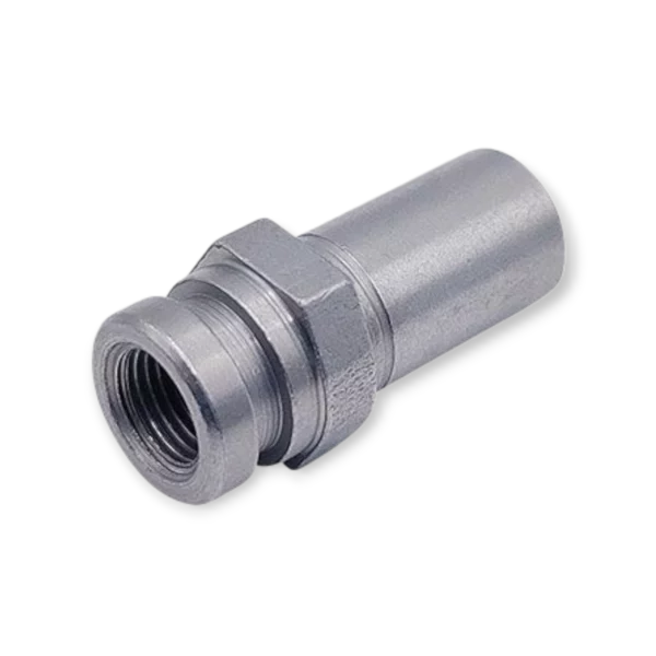 B16-124 Metryczne żeńskie   M10 x 1   Sześciokąt 17 mm