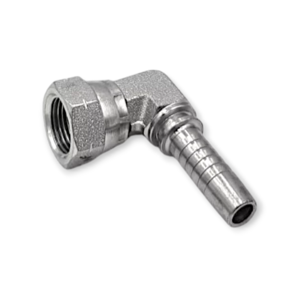 Końcówka hydrauliczna DKR90 C12 – kompaktowe kolanko 90° z gwintem wewnętrznym BSP