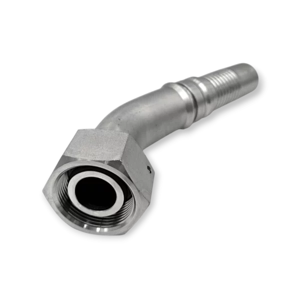 Końcówka hydrauliczna Interlock DKOS 45°, P55 GW SH, typ NF-LOCK