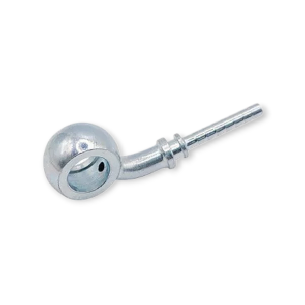 C11-142 Niskoprofilowe banjo   Otwór 10mm   Grubość 10mm   Łuk boczny 45 stopni