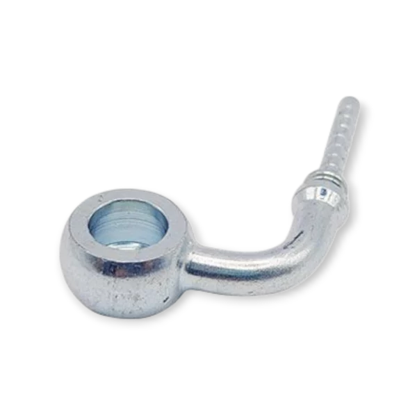 C11-143 Niskoprofilowe banjo   Otwór 10mm   Grubość 10mm   Łuk boczny 90 stopni