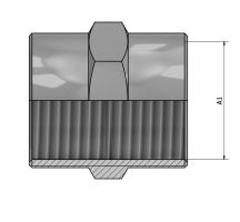 Mufa BSP 1/4'' gwint wewnętrzny 4 Mufa BSP 1/4'' gwint wewnętrzny - obrazek 4